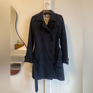 Burberry Kensington Heritage Trench (Long) Black US 8